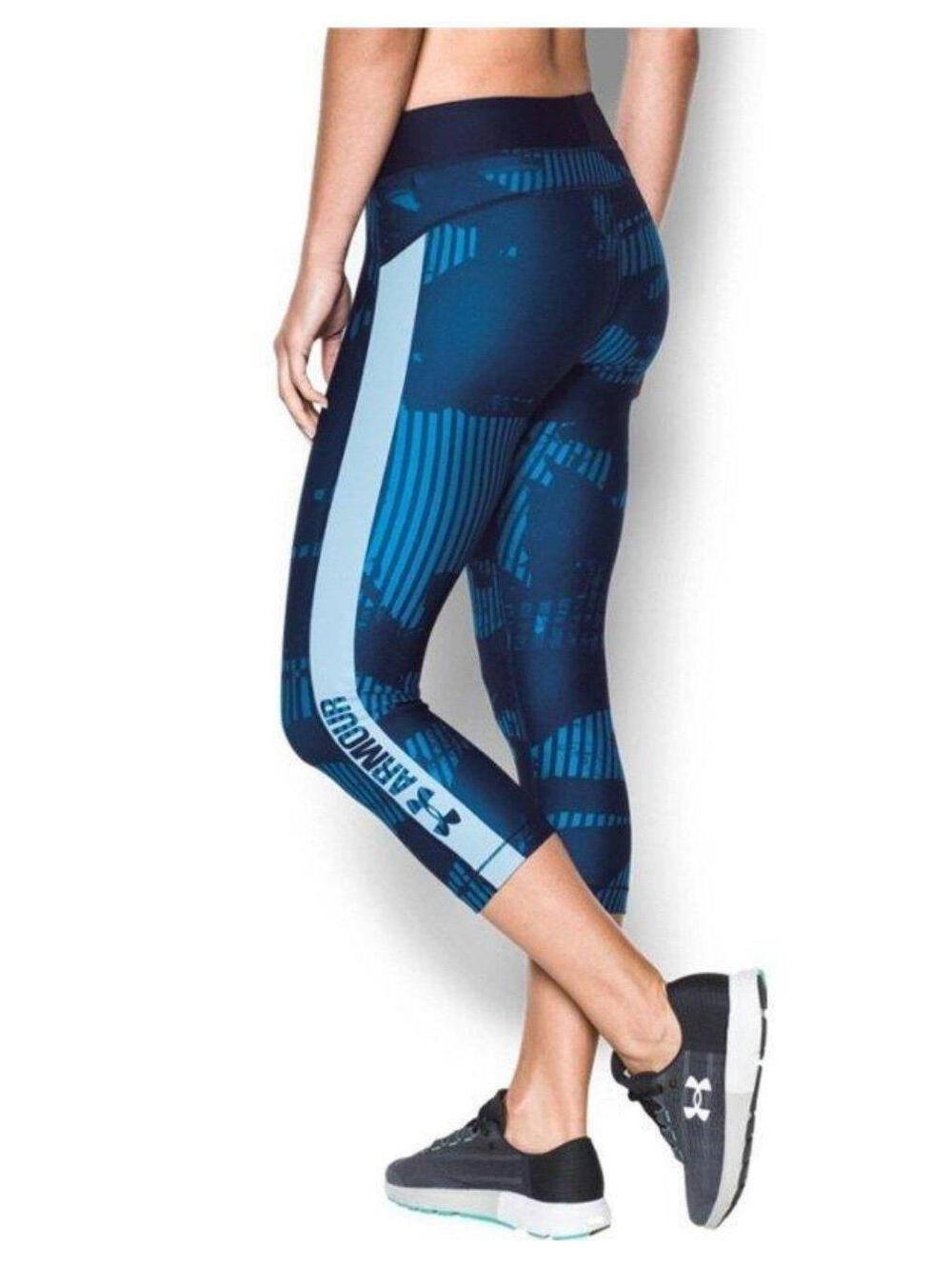 Under Armour Navy and Blue Women’s Running Leggings Sz